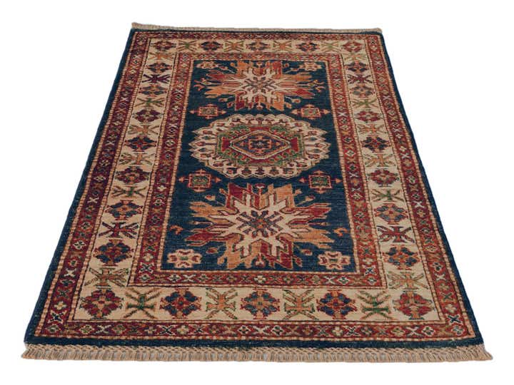 2' 6 x 4' 7 Hand Knotted Kazak Rug