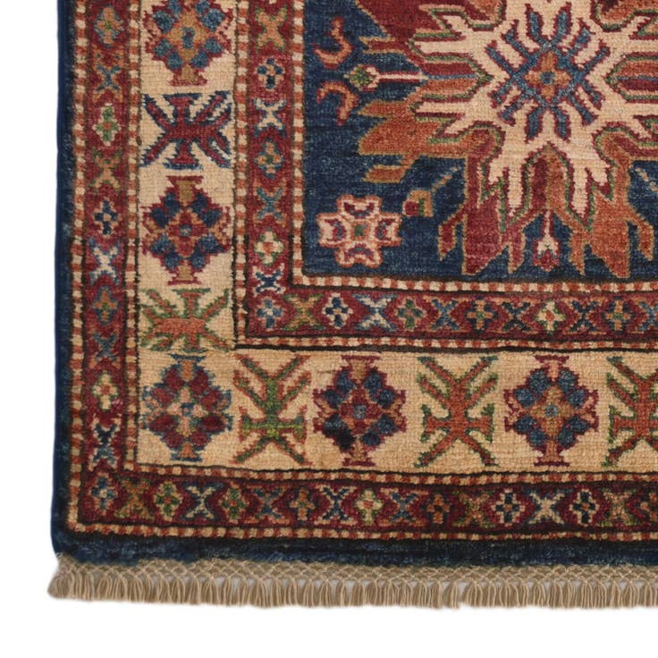 Detail image of 2' 6 x 4' 7 Hand Knotted Kazak Rug