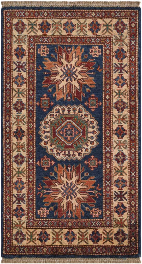 2' 6 x 4' 7 Hand Knotted Kazak Rug