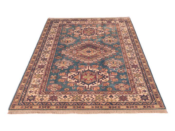 4' x 5' 10 Hand Knotted Kazak Rug
