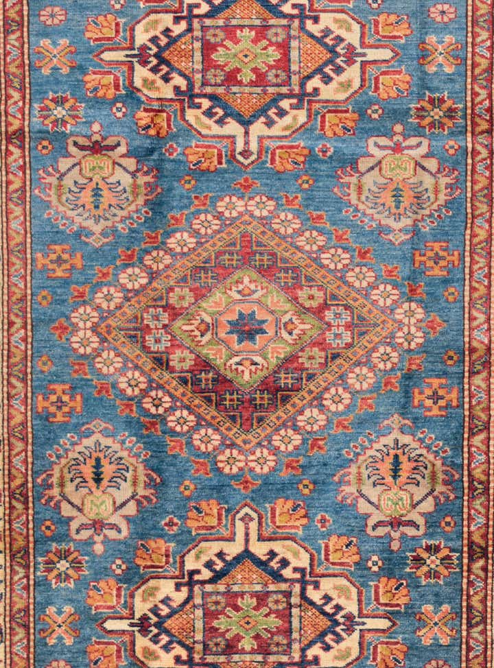 4' x 5' 10 Hand Knotted Kazak Rug