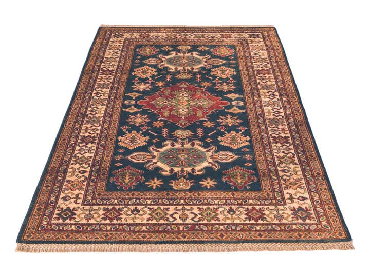4' x 6' Hand Knotted Kazak Rug