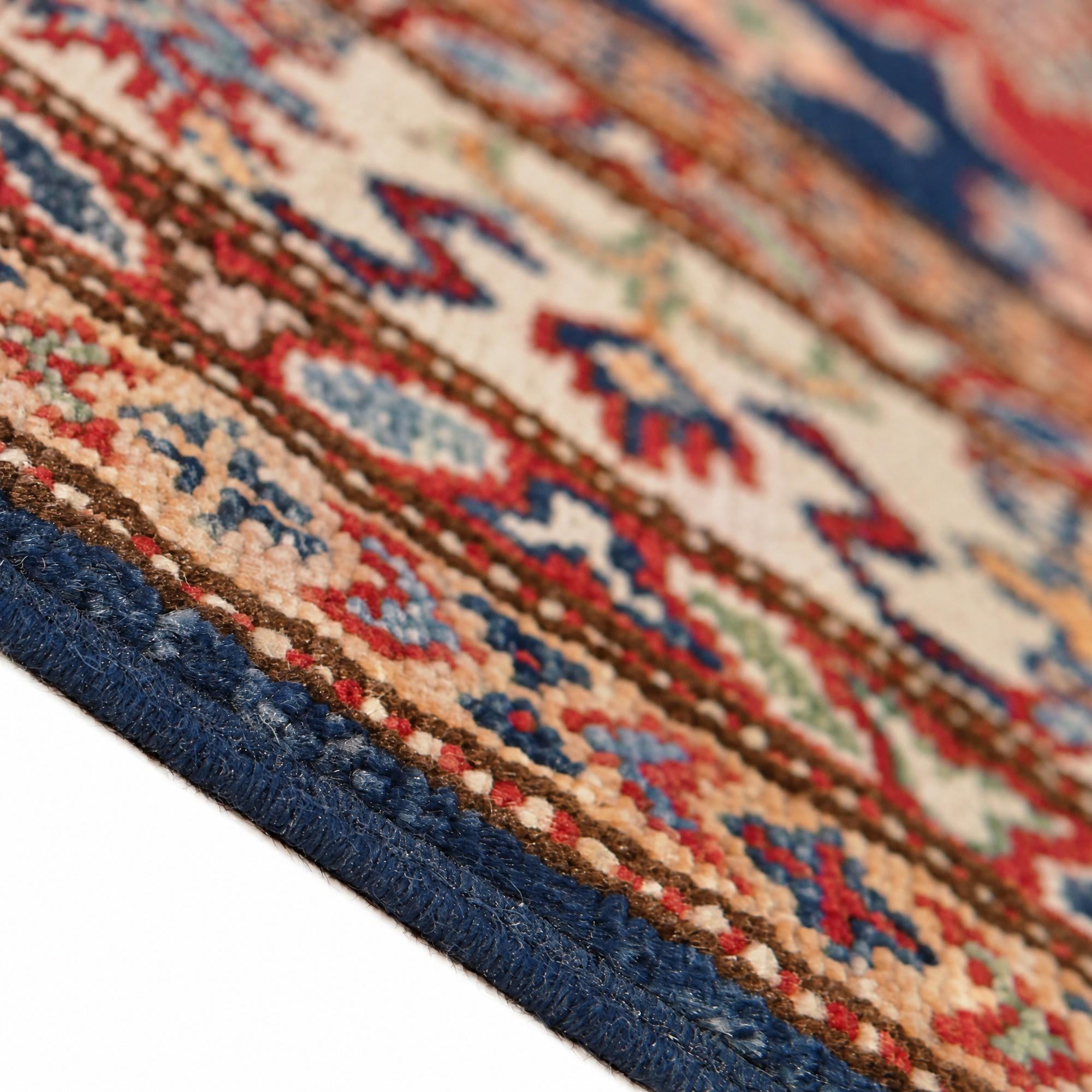 120cm x 185cm Hand Knotted Kazak Rug