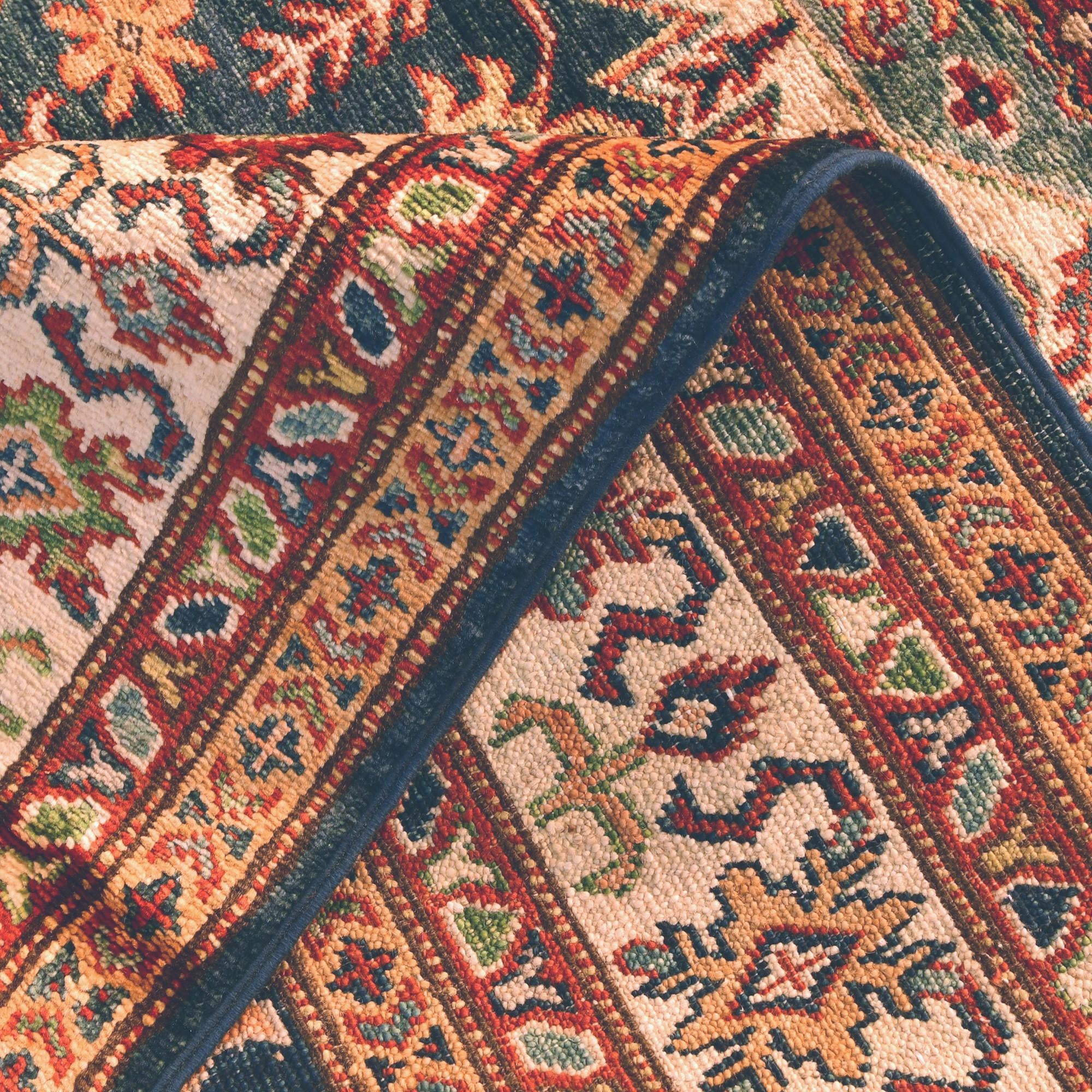 4' x 6' Hand Knotted Kazak Rug