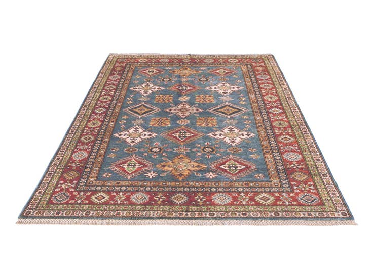 Detail image of 5' 1 x 7' 2 Hand Knotted Kazak Rug