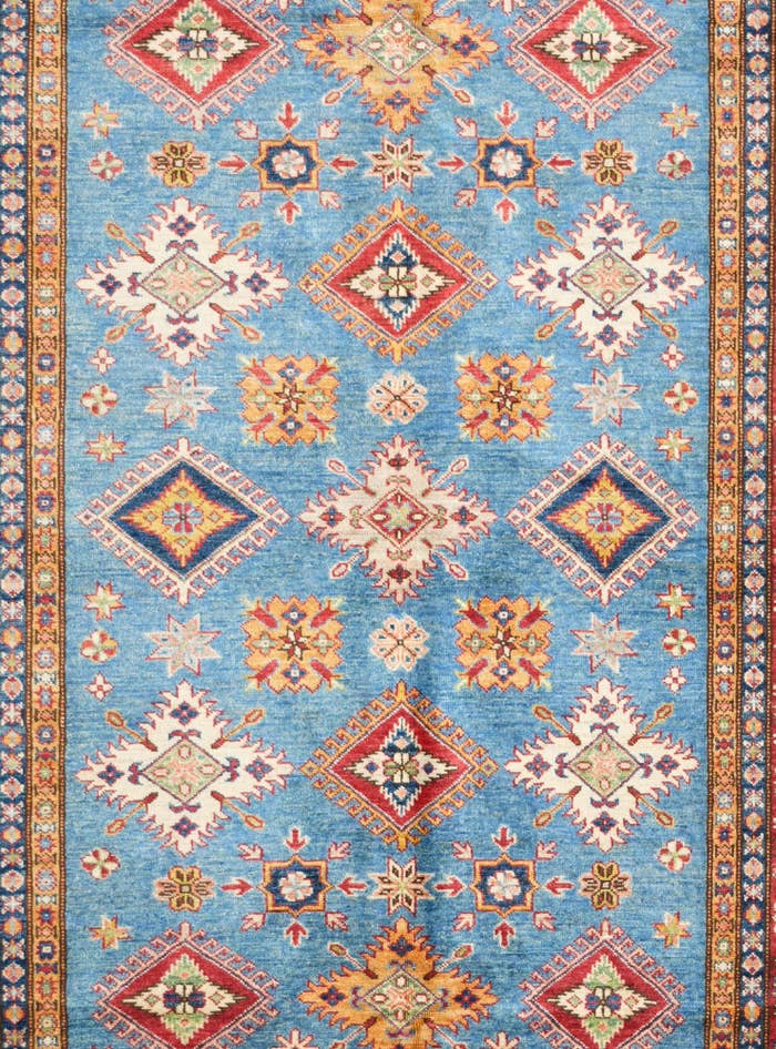 Detail image of 5' 1 x 7' 2 Hand Knotted Kazak Rug