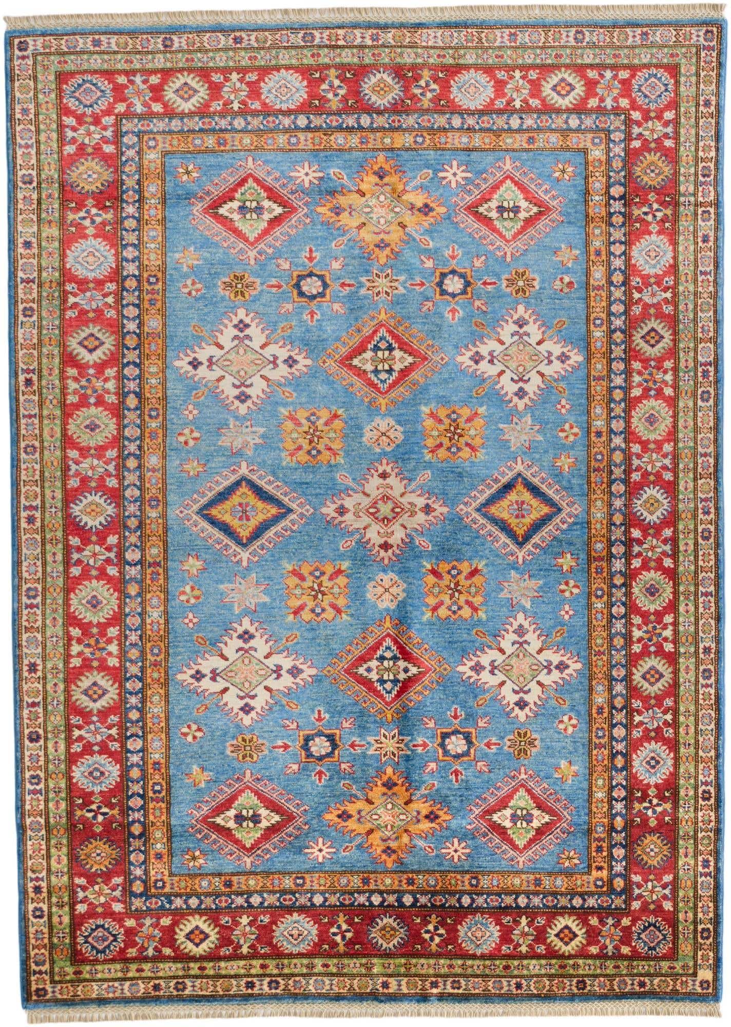 5' 1 x 7' 2 Hand Knotted Kazak Rug