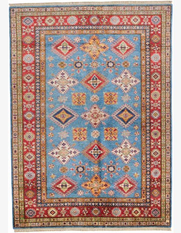 5' 1 x 7' 2 Hand Knotted Kazak Rug