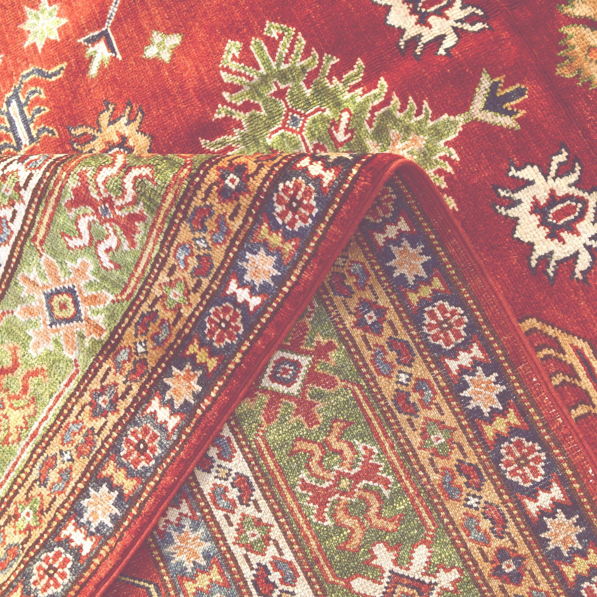 5' x 7' 5 Hand Knotted Kazak Rug