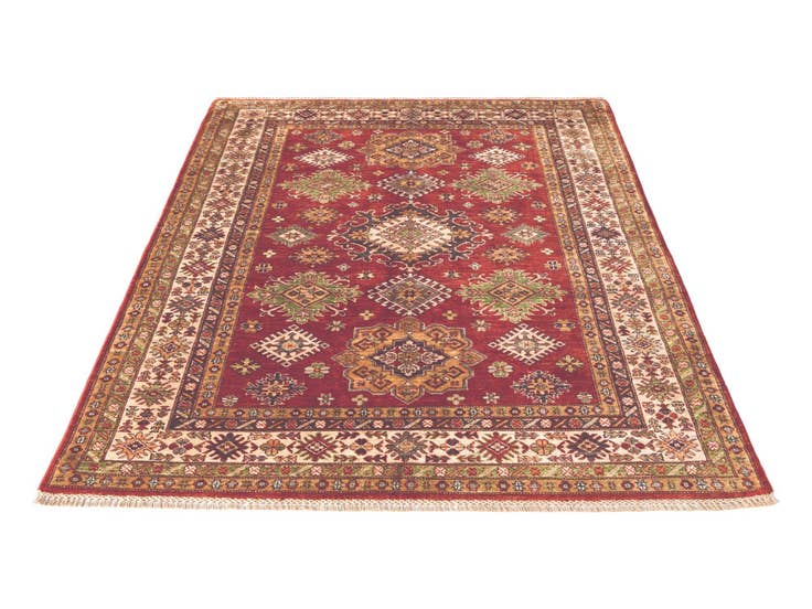 Detail image of 5' 2 x 6' 9 Hand Knotted Kazak Rug