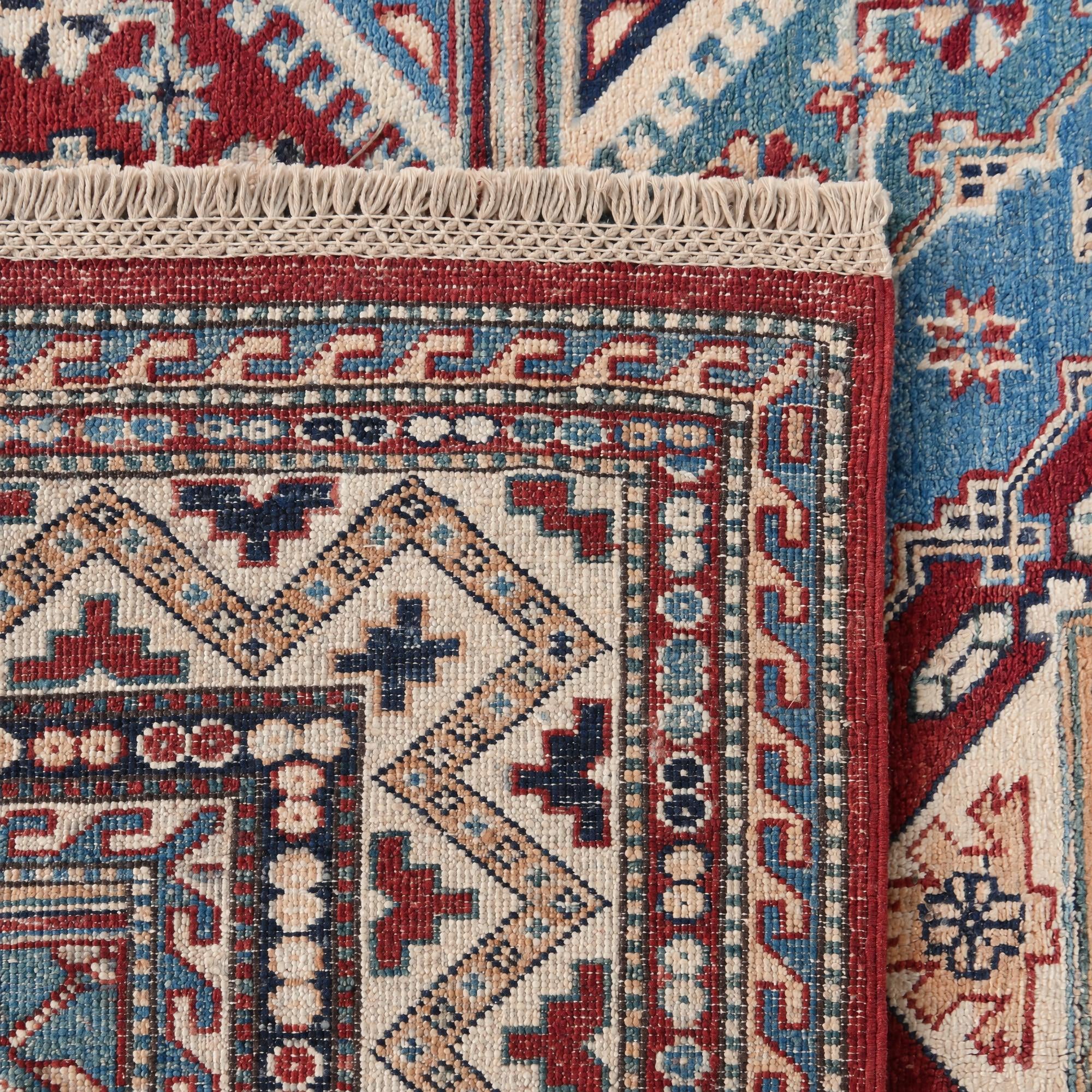 145cm x 235cm Hand Knotted Kazak Rug