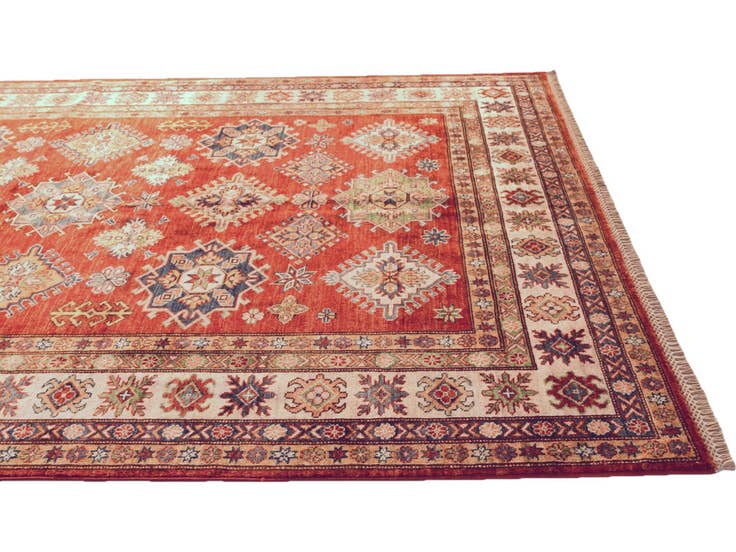 Detail image of 5' 9 x 8' 2 Hand Knotted Kazak Rug