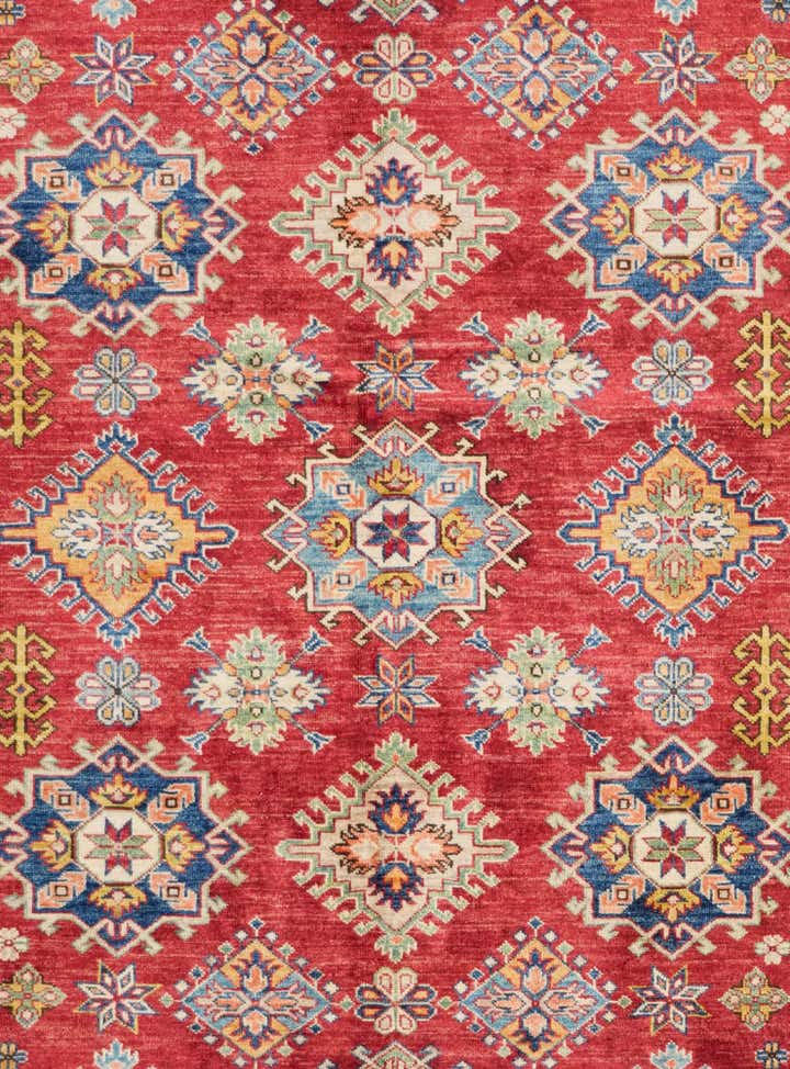 5' 9 x 8' 2 Hand Knotted Kazak Rug