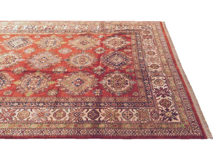 6' 2 x 9' 8 Hand Knotted Kazak Rug