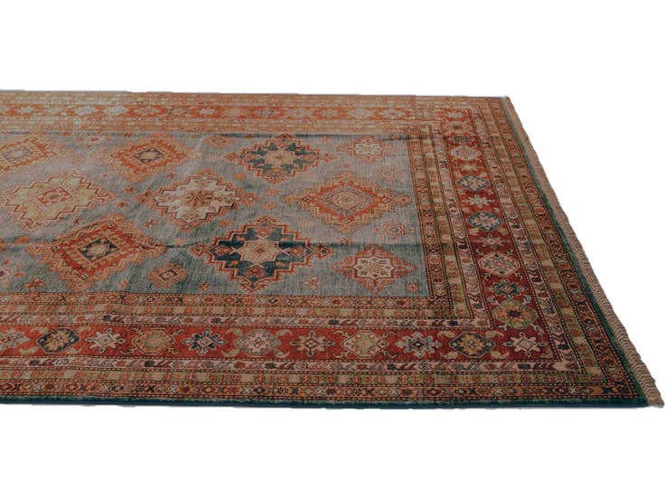 Detail image of 6' 10 x 10' 4 Hand Knotted Kazak Rug