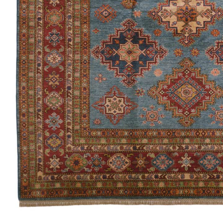 6' 10 x 10' 4 Hand Knotted Kazak Rug