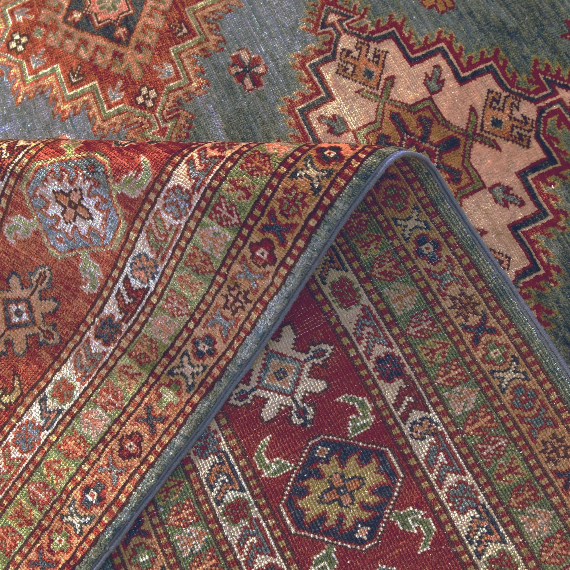 6' 10 x 10' 4 Hand Knotted Kazak Rug