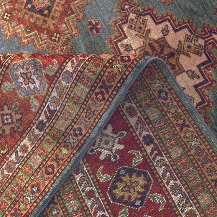 Detail image of 6' 10 x 10' 4 Hand Knotted Kazak Rug