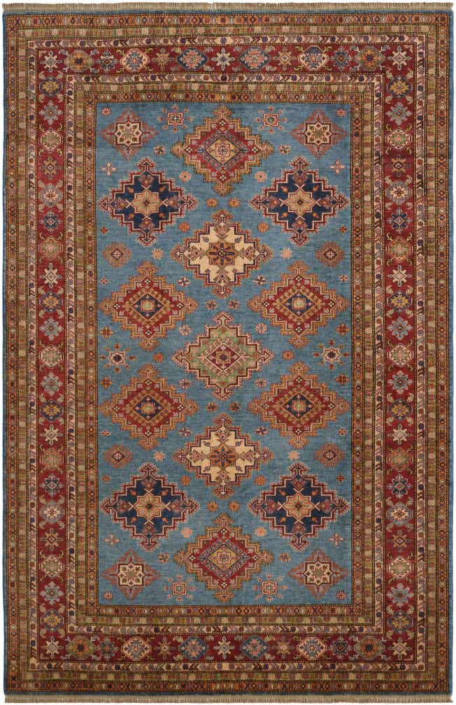 6' 10 x 10' 4 Hand Knotted Kazak Rug