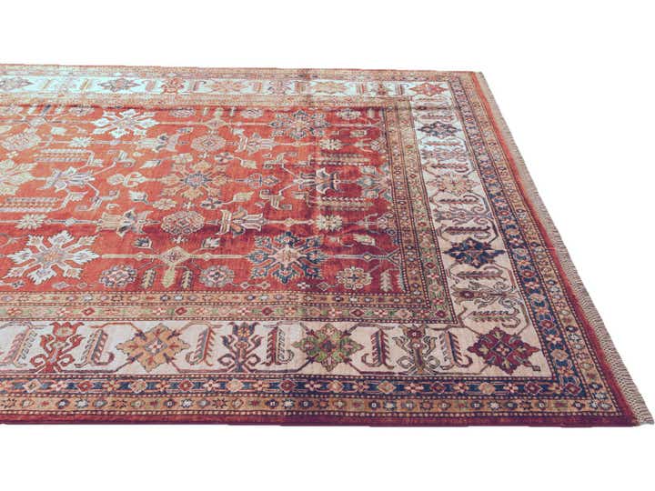 6' 9 x 10' 1 Hand Knotted Kazak Rug