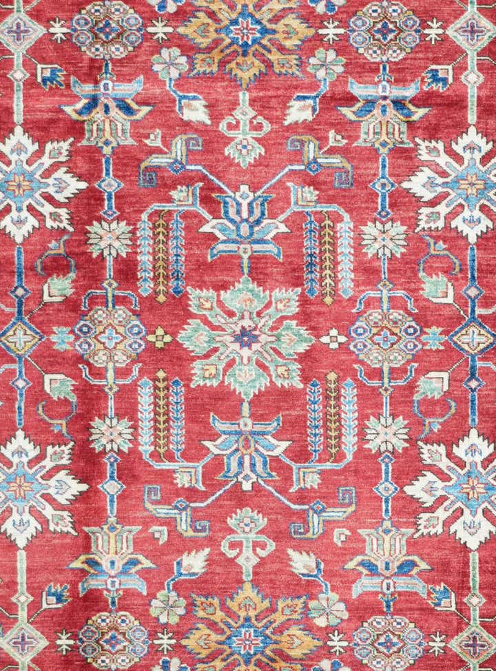 6' 9 x 10' 1 Hand Knotted Kazak Rug