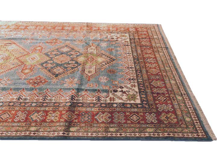 6' 10 x 10' 8 Hand Knotted Kazak Rug
