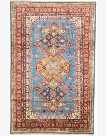 6' 10 x 10' 8 Hand Knotted Kazak Rug