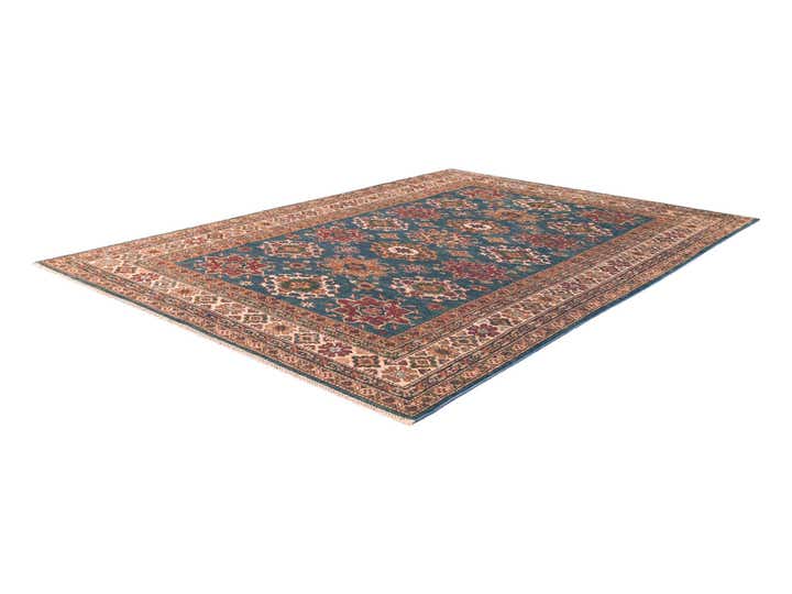 6' 3 x 8' 9 Hand Knotted Kazak Rug