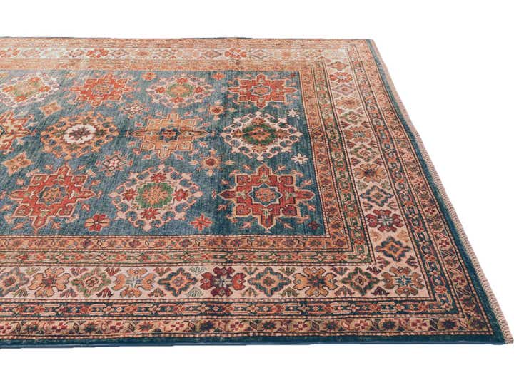 6' 3 x 8' 9 Hand Knotted Kazak Rug