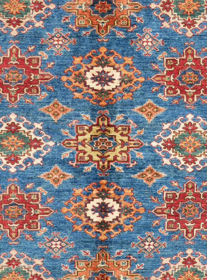 6' 3 x 8' 9 Hand Knotted Kazak Rug
