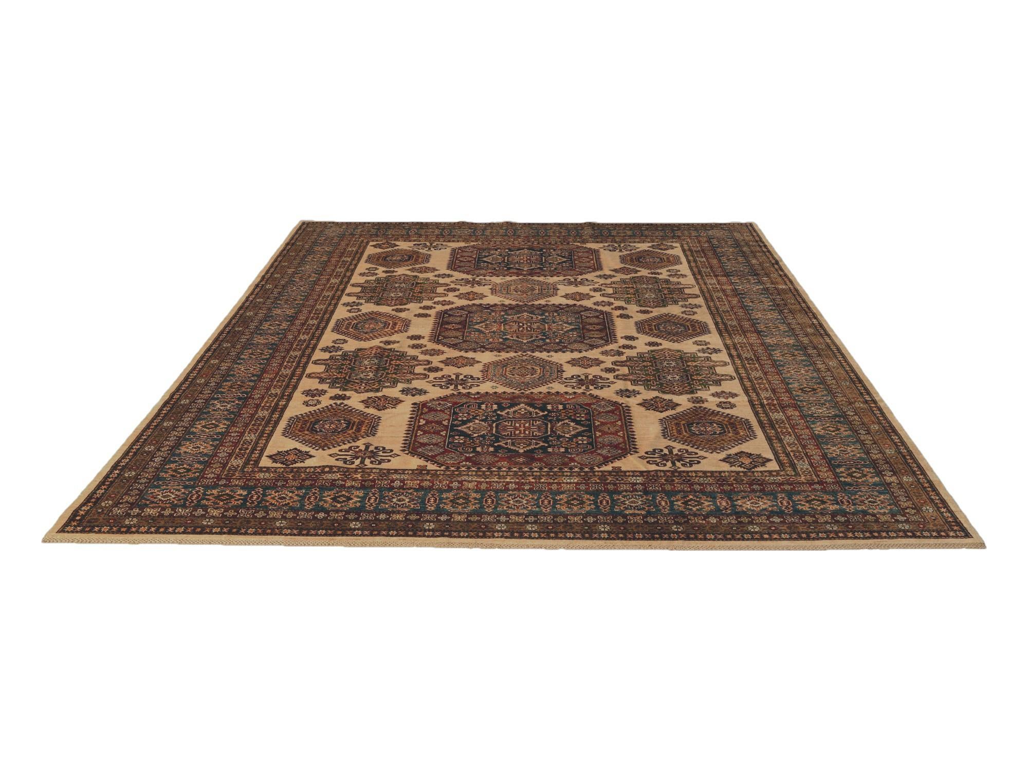 10' 3 x 13' 1 Hand Knotted Kazak Rug