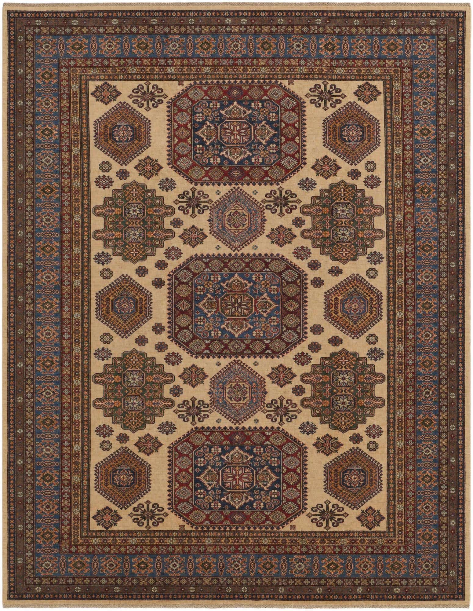10' 3 x 13' 1 Hand Knotted Kazak Rug