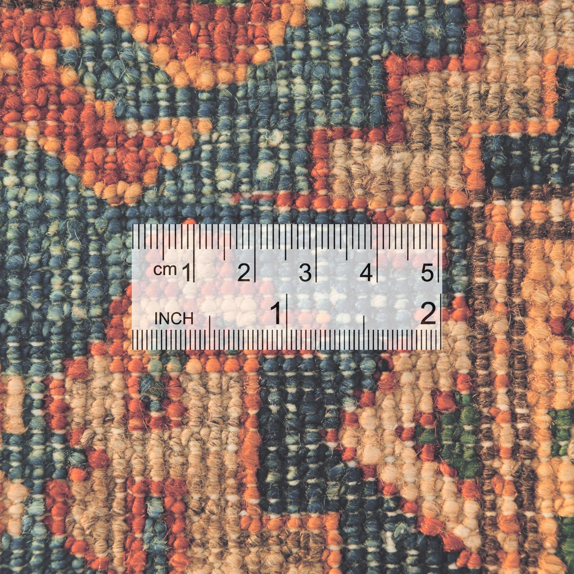 Detail image 9 of 10: 4' 4 x 6' Hand Knotted Kazak Rug
