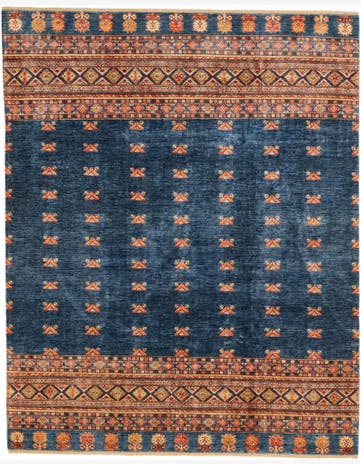8' 4 x 10' 6 Hand Knotted Kazak Rug
