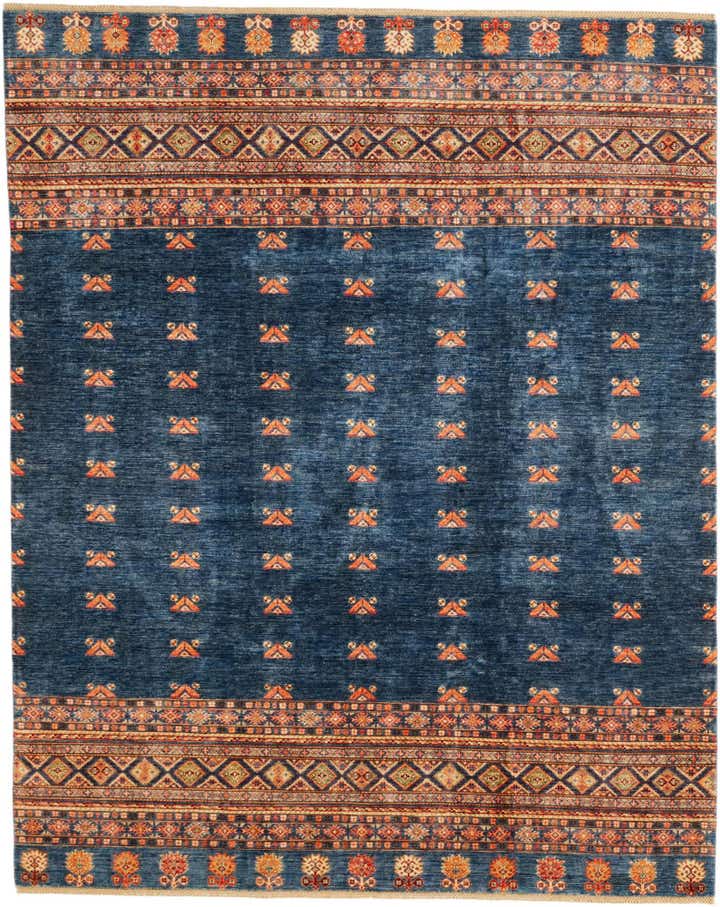 8' 4 x 10' 6 Hand Knotted Kazak Rug