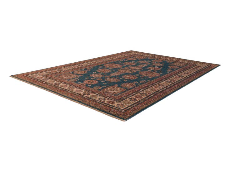 Detail image of 7' 1 x 10' 1 Hand Knotted Kazak Rug