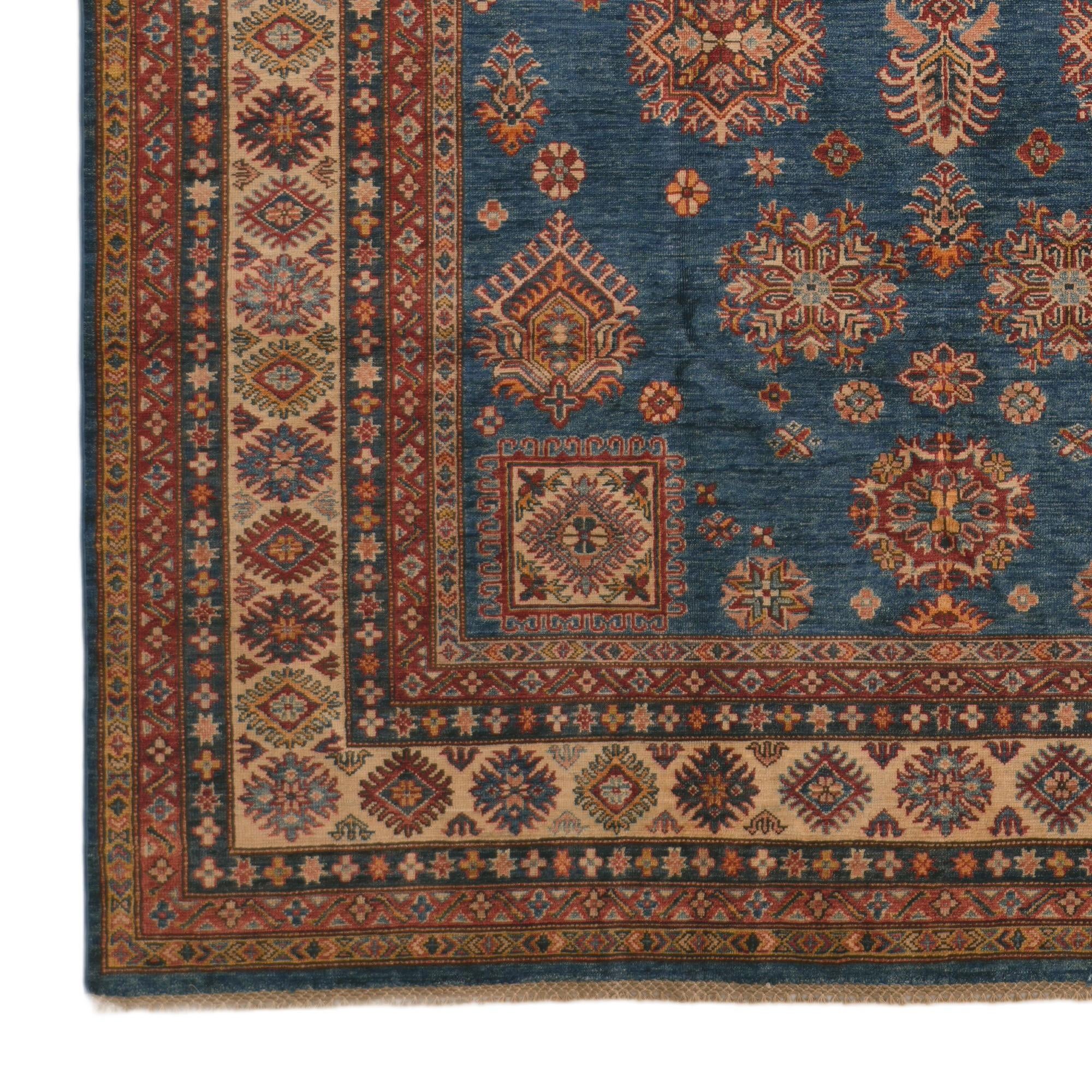 7' 1 x 10' 1 Hand Knotted Kazak Rug