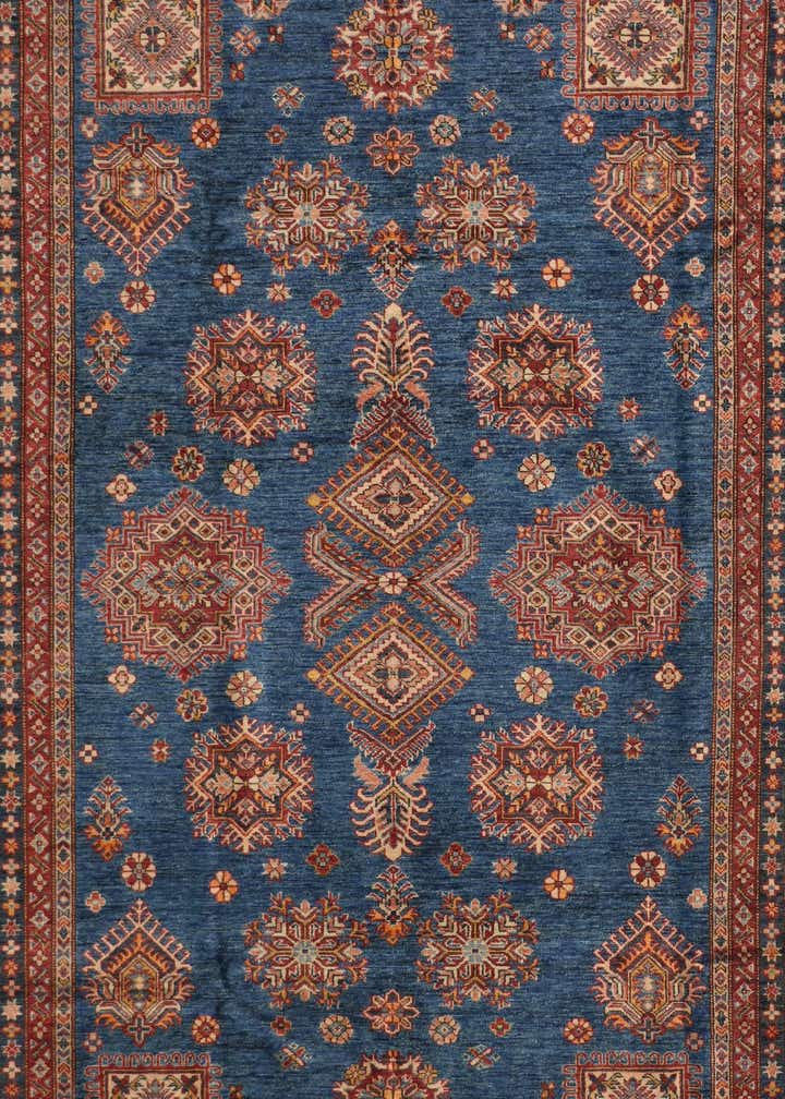 7' 1 x 10' 1 Hand Knotted Kazak Rug