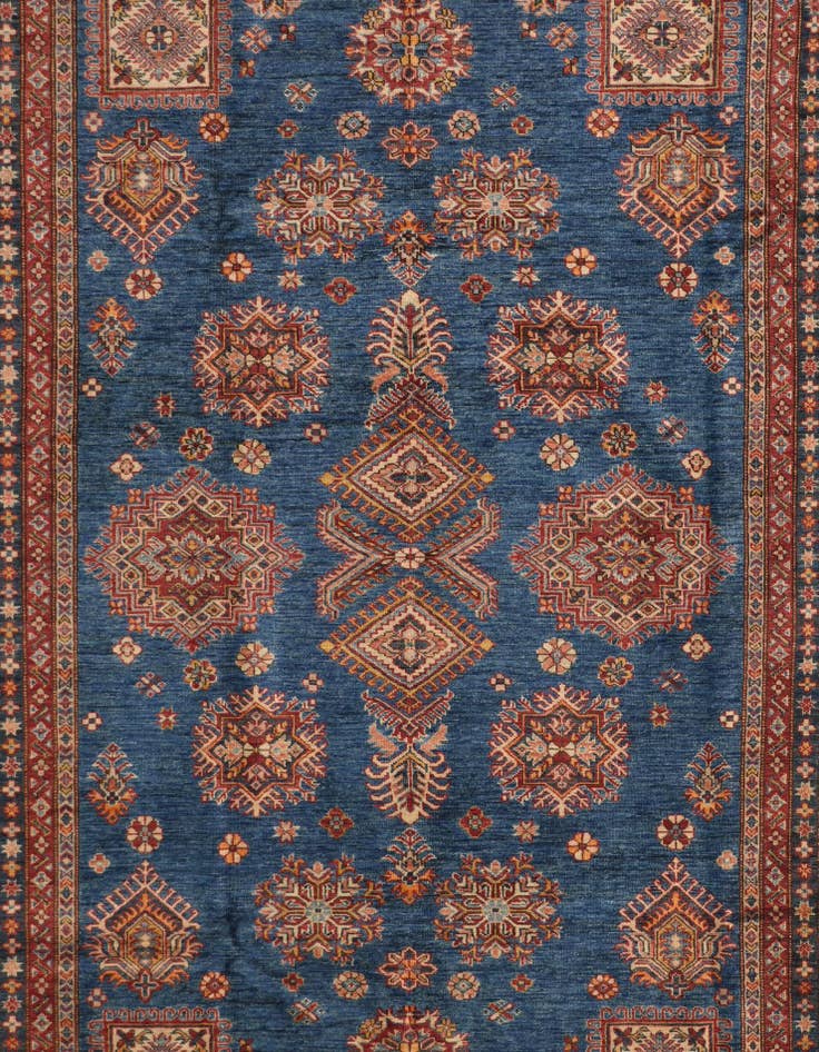 Detail image of 7' 1 x 10' 1 Hand Knotted Kazak Rug