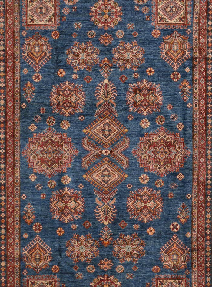Detail image of 7' 1 x 10' 1 Hand Knotted Kazak Rug