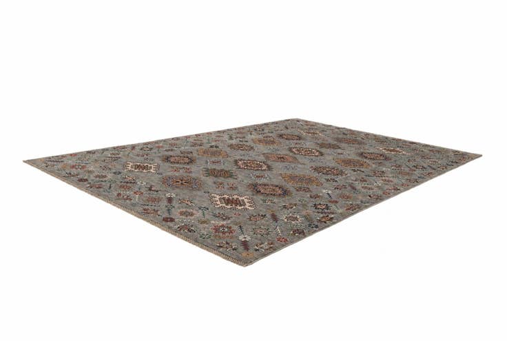 Detail image of 6' 9 x 10' Hand Knotted Kazak Rug