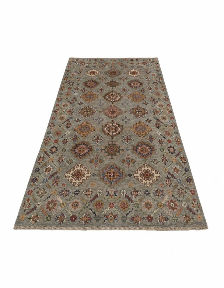 Detail image of 6' 9 x 10' Hand Knotted Kazak Rug
