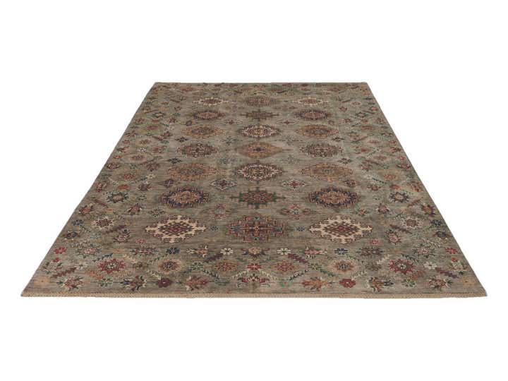 6' 9 x 10' Hand Knotted Kazak Rug