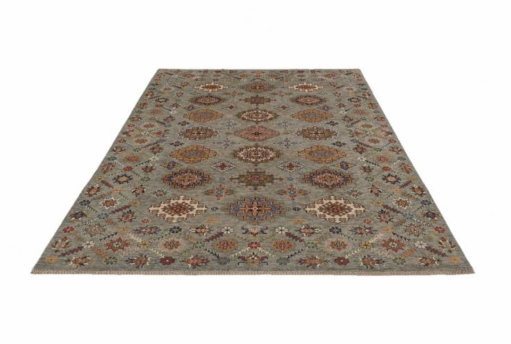 Detail image of 6' 9 x 10' Hand Knotted Kazak Rug
