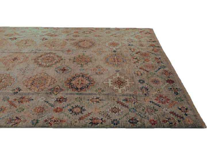 6' 9 x 10' Hand Knotted Kazak Rug