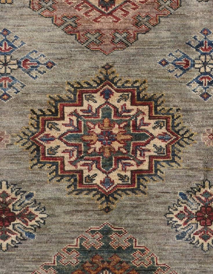 Detail image of 6' 9 x 10' Hand Knotted Kazak Rug