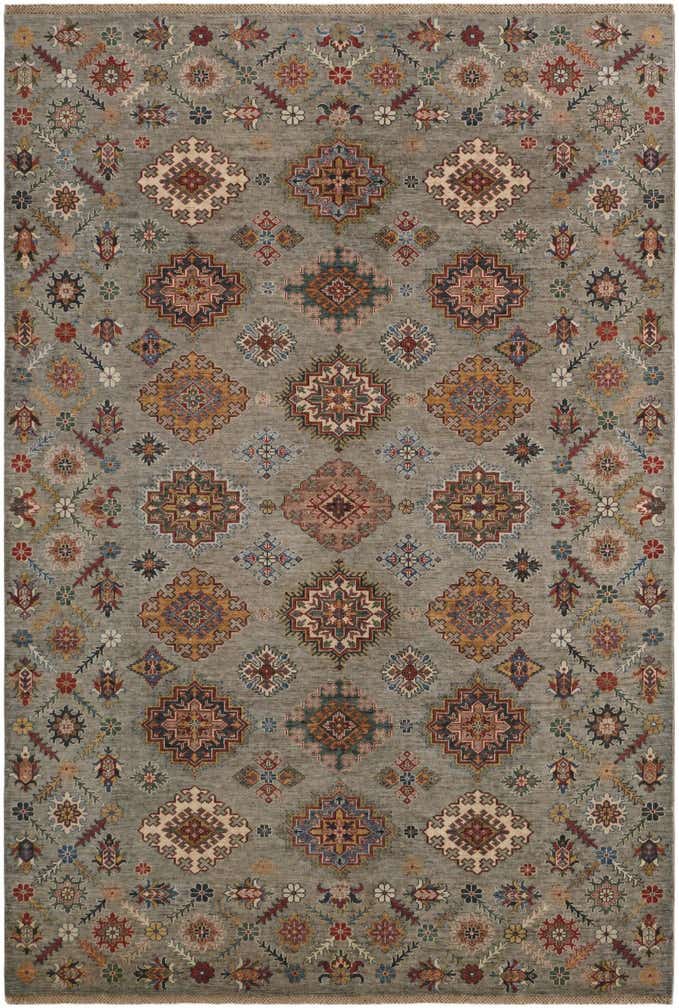 6' 9 x 10' Hand Knotted Kazak Rug