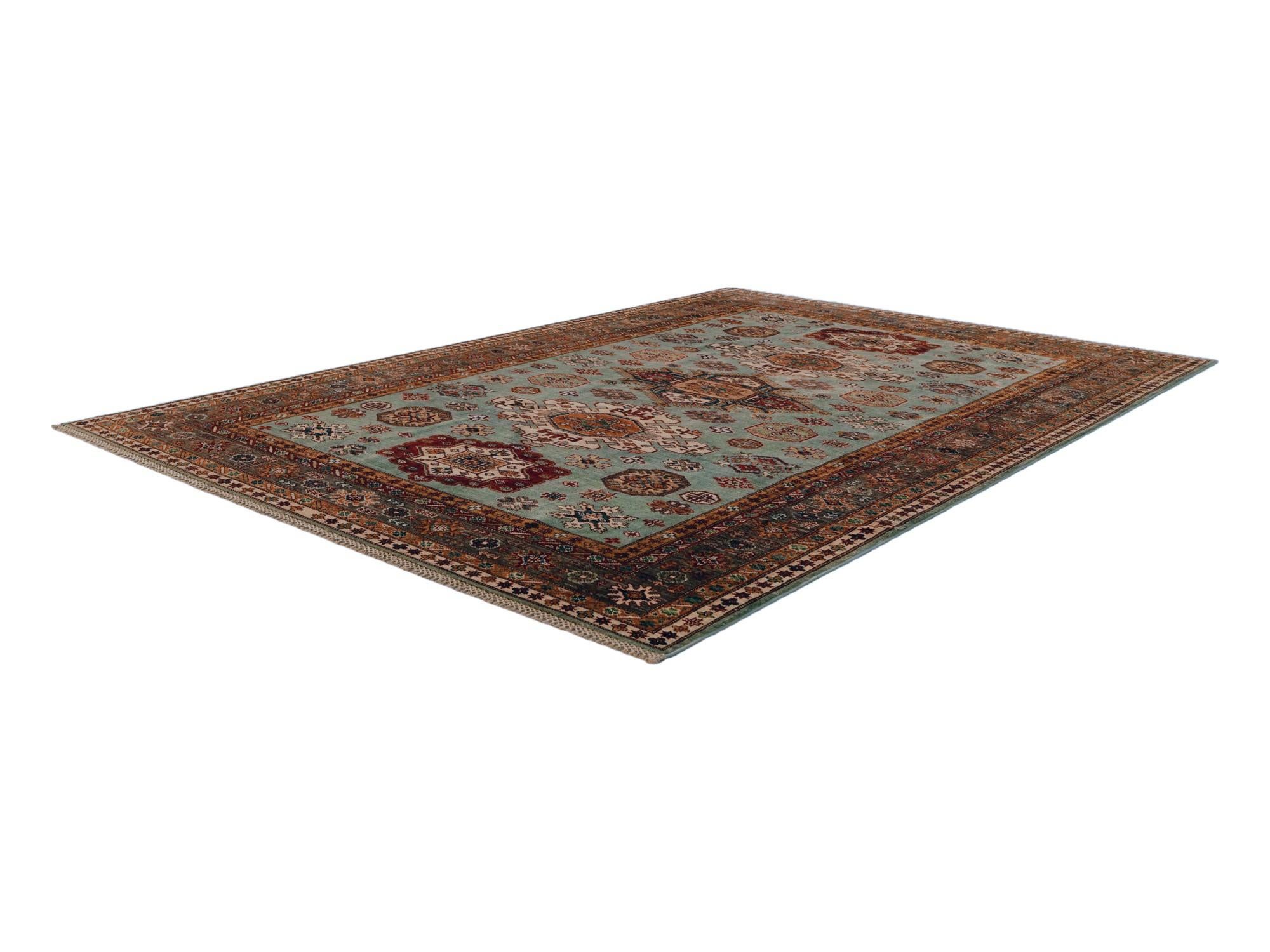 6' 3 x 9' 1 Hand Knotted Kazak Rug