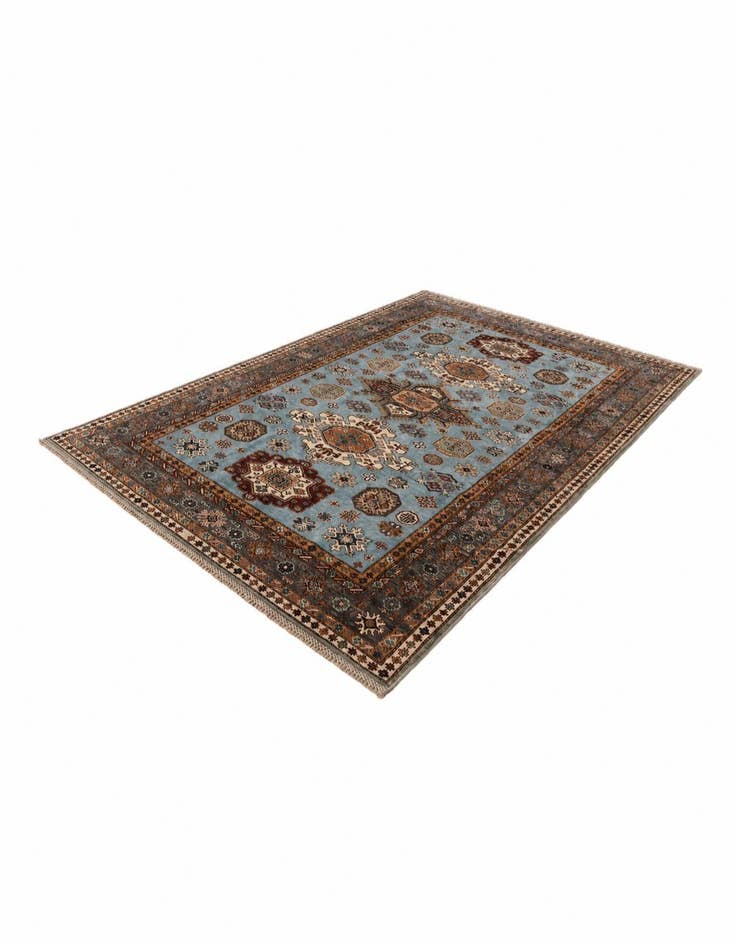 Detail image of 6' 3 x 9' 1 Hand Knotted Kazak Rug