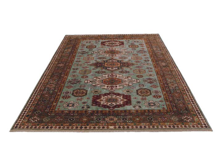6' 3 x 9' 1 Hand Knotted Kazak Rug